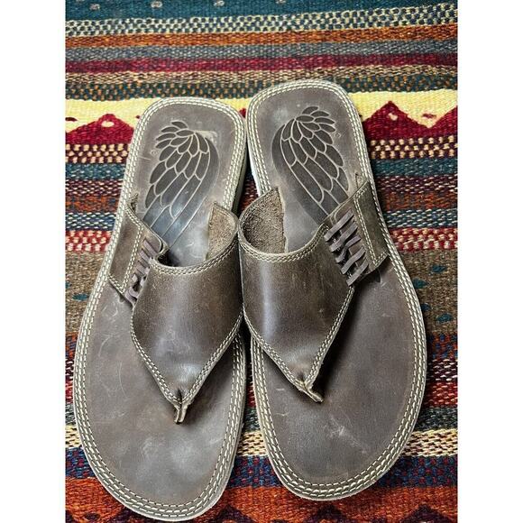 Redwing Womens Leather Flip Flops Sz 7 - Picture 3 of 7